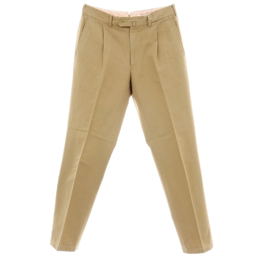 【中古】ロロピアーナ Loro Piana コットン カジュアルスラックスパンツ ダークベージュ【サイズ46】【 状態ランクC 】【 メンズ 】
