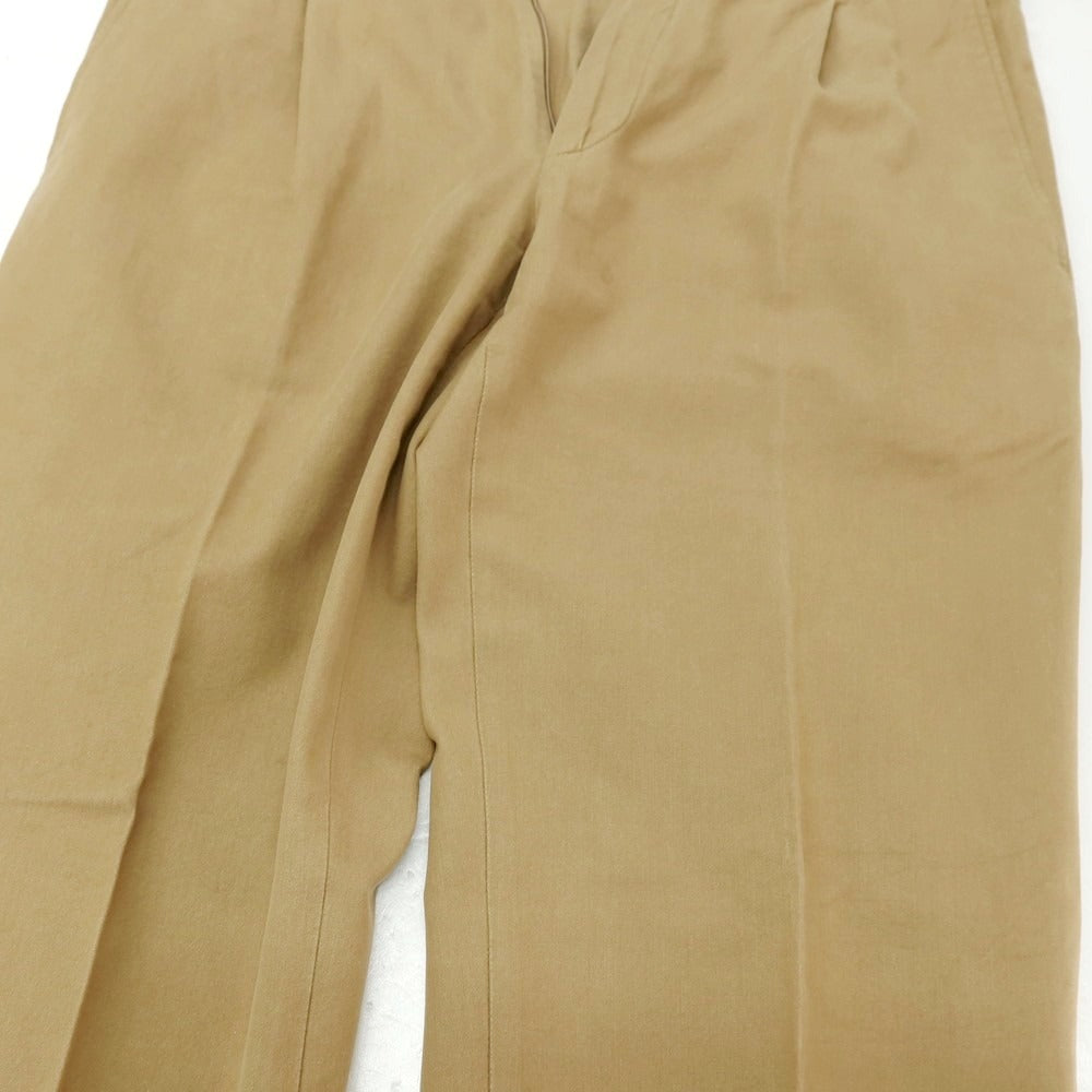 【中古】ロロピアーナ Loro Piana コットン カジュアルスラックスパンツ ダークベージュ【サイズ46】【 状態ランクC 】【 メンズ 】