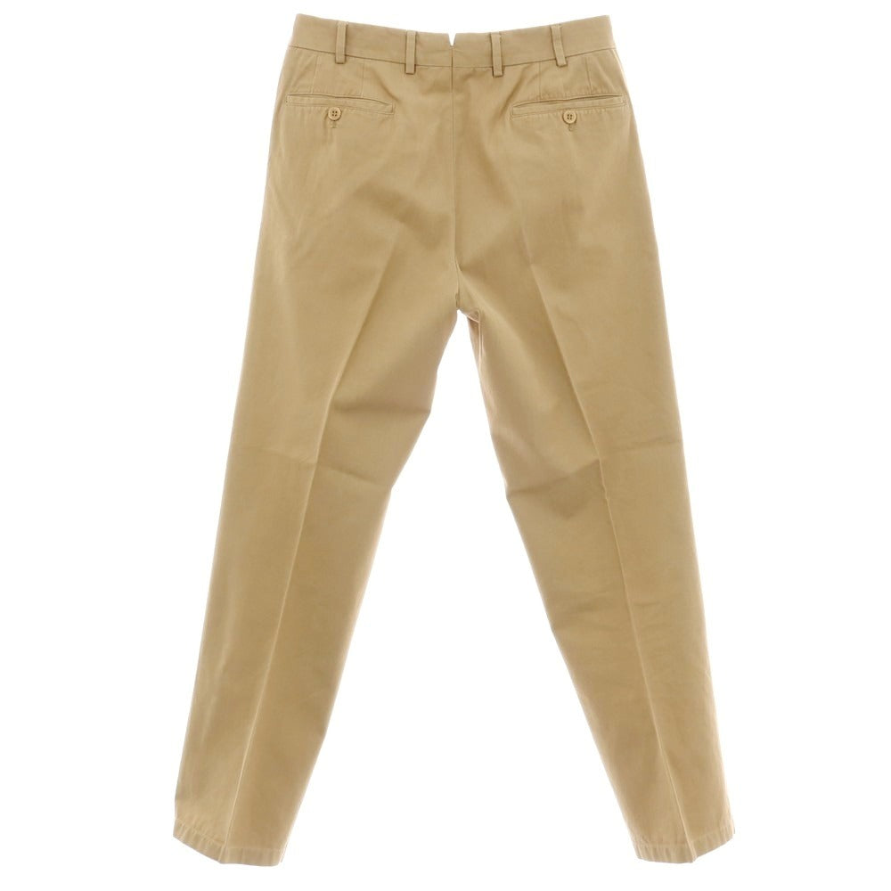 【中古】ロロピアーナ Loro Piana コットン カジュアルスラックスパンツ ダークベージュ【サイズ46】【 状態ランクC 】【 メンズ 】