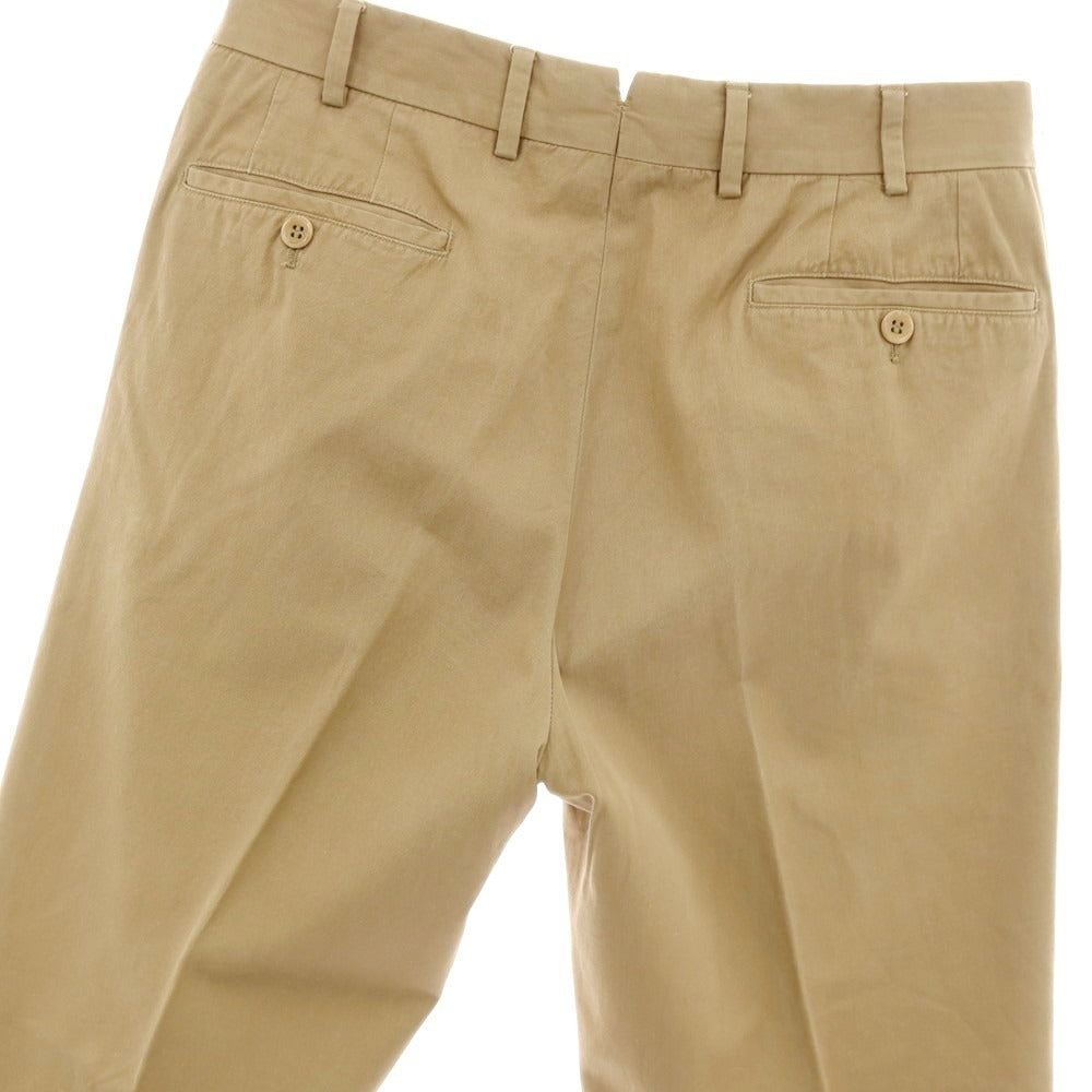 【中古】ロロピアーナ Loro Piana コットン カジュアルスラックスパンツ ダークベージュ【サイズ46】【 状態ランクC 】【 メンズ 】