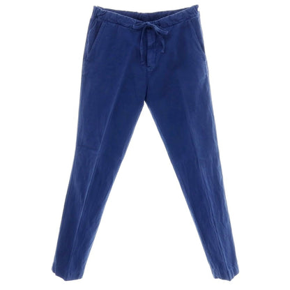 【中古】ロロピアーナ Loro Piana コットンリネン イージーパンツ ネイビーブルー系【サイズS】【 状態ランクC 】【 メンズ 】