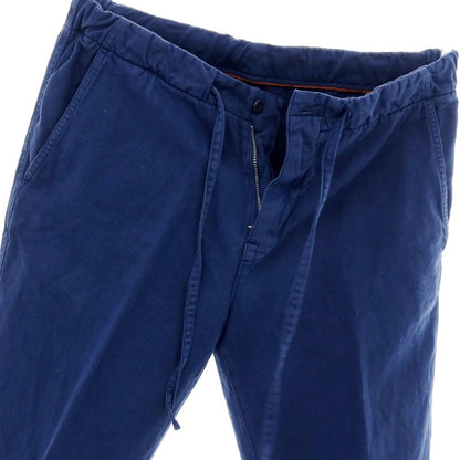 【中古】ロロピアーナ Loro Piana コットンリネン イージーパンツ ネイビーブルー系【サイズS】【 状態ランクC 】【 メンズ 】