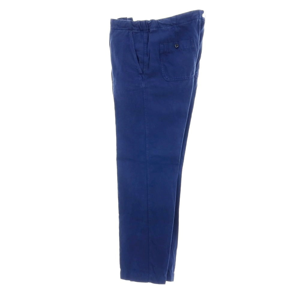 【中古】ロロピアーナ Loro Piana コットンリネン イージーパンツ ネイビーブルー系【サイズS】【 状態ランクC 】【 メンズ 】