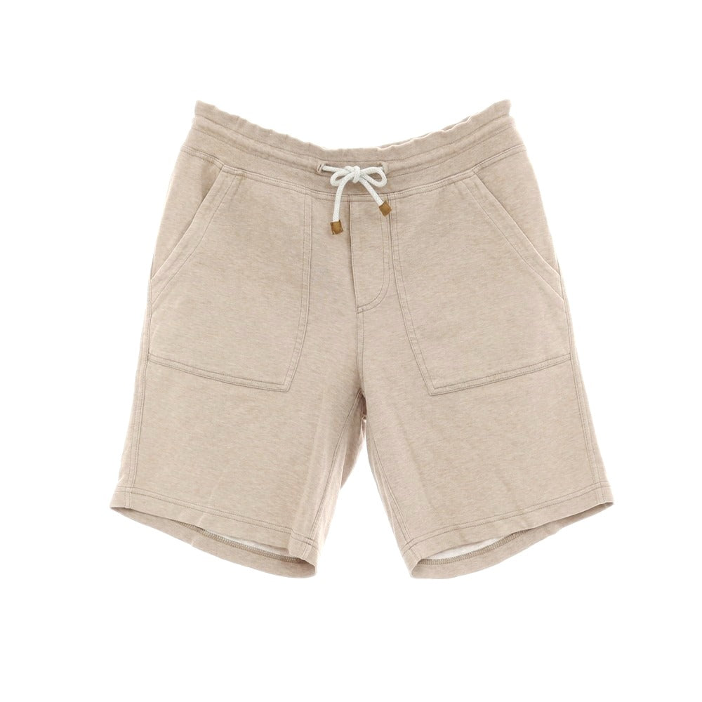 【中古】ブルネロクチネリ Brunello Cucinelli コットンナイロン ショートパンツ ベージュブラウン系【サイズ46】【 状態ランクD 】【 メンズ 】