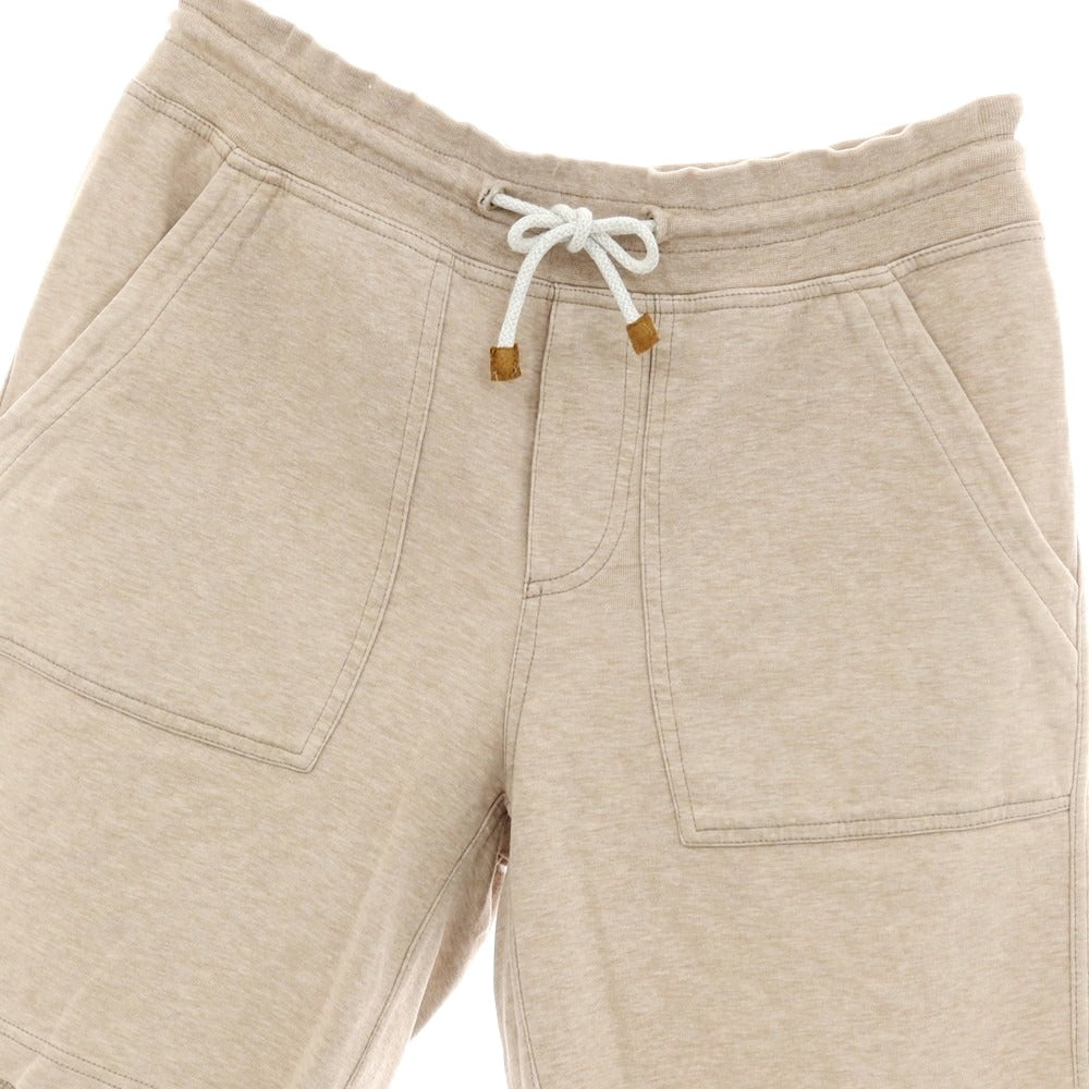 【中古】ブルネロクチネリ Brunello Cucinelli コットンナイロン ショートパンツ ベージュブラウン系【サイズ46】【 状態ランクD 】【 メンズ 】