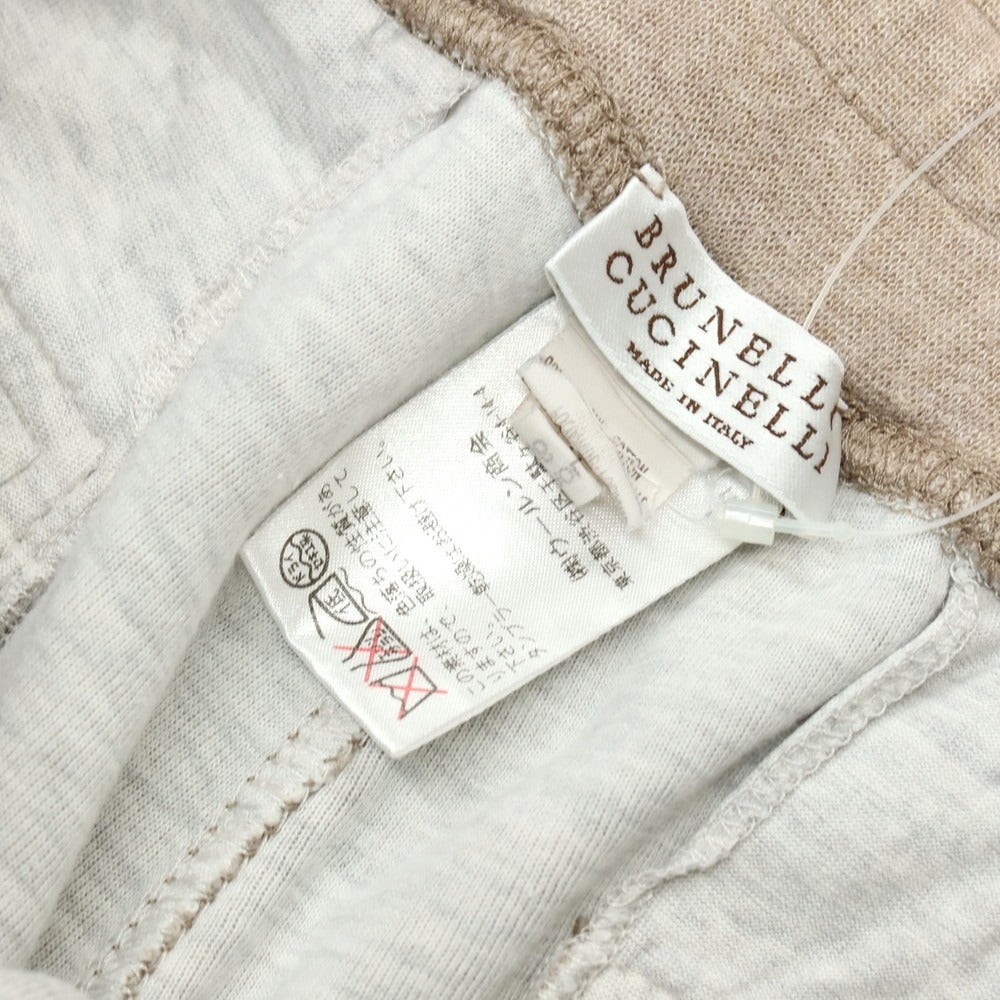 【中古】ブルネロクチネリ Brunello Cucinelli コットンナイロン ショートパンツ ベージュブラウン系【サイズ46】【 状態ランクD 】【 メンズ 】