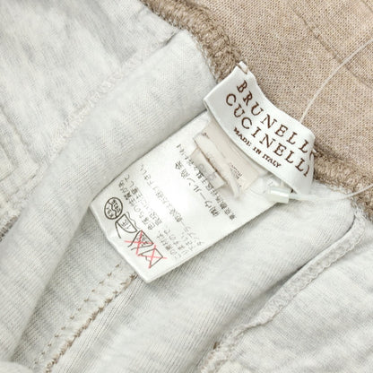 【中古】ブルネロクチネリ Brunello Cucinelli コットンナイロン ショートパンツ ベージュブラウン系【サイズ46】【 状態ランクD 】【 メンズ 】
