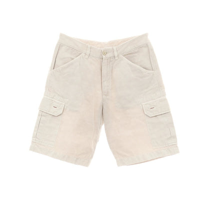 【中古】ロロピアーナ Loro Piana コットンリネン カーゴショートパンツ ライトベージュ【サイズ46】【 状態ランクC 】【 メンズ 】