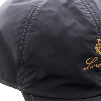 【中古】ロロピアーナ Loro Piana ポリエステルポリウレタン ベースボールキャップ ネイビー【 状態ランクC 】【 メンズ 】