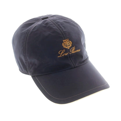 【中古】ロロピアーナ Loro Piana ポリエステルポリウレタン ベースボールキャップ ネイビー【 状態ランクC 】【 メンズ 】