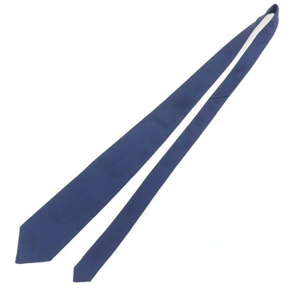 【中古】マリネッラ E.MARINELLA シルク 無地ネクタイ ネイビー【 状態ランクB 】【 メンズ 】
