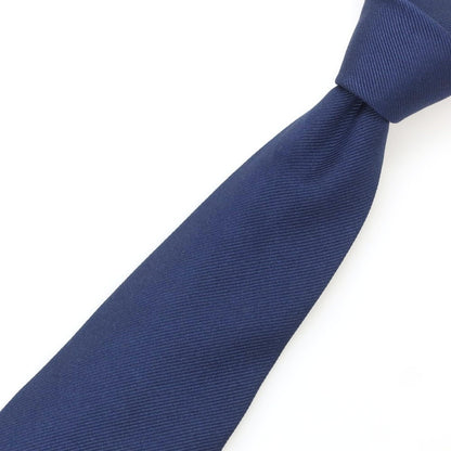 【中古】マリネッラ E.MARINELLA シルク 無地ネクタイ ネイビー【 状態ランクB 】【 メンズ 】