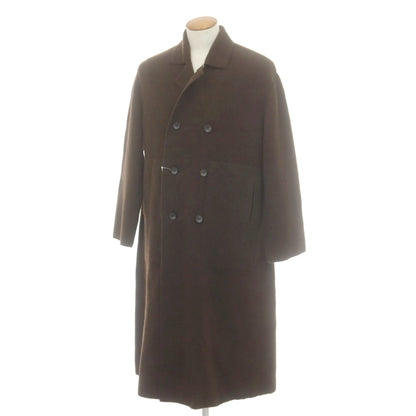 【中古】【未使用】ノマット Nomat 2025年秋冬 カシミヤ ダブルブレストニットコート ダークブラウン【 2 】【 状態ランクS 】【 メンズ 】