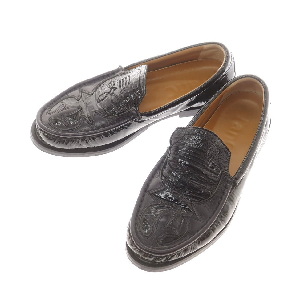 【中古】タンク TanC パテントレザー モカシン ローファー ブラック【 26.5cm 】【 状態ランクB 】【 メンズ 】