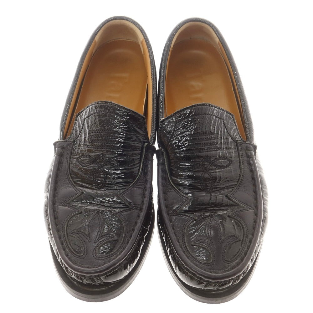 【中古】タンク TanC パテントレザー モカシン ローファー ブラック【 26.5cm 】【 状態ランクB 】【 メンズ 】