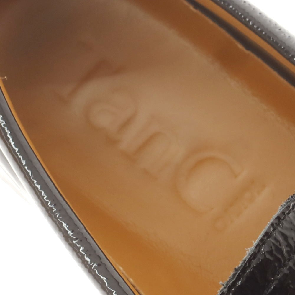 【中古】タンク TanC パテントレザー モカシン ローファー ブラック【サイズ26.5cm】【 状態ランクB 】【 メンズ 】 [CPD]