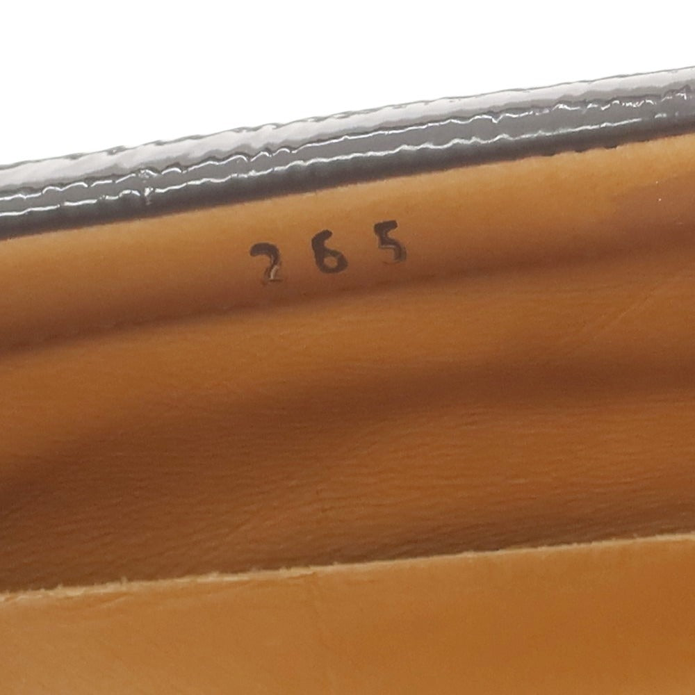 【中古】タンク TanC パテントレザー モカシン ローファー ブラック【 26.5cm 】【 状態ランクB 】【 メンズ 】