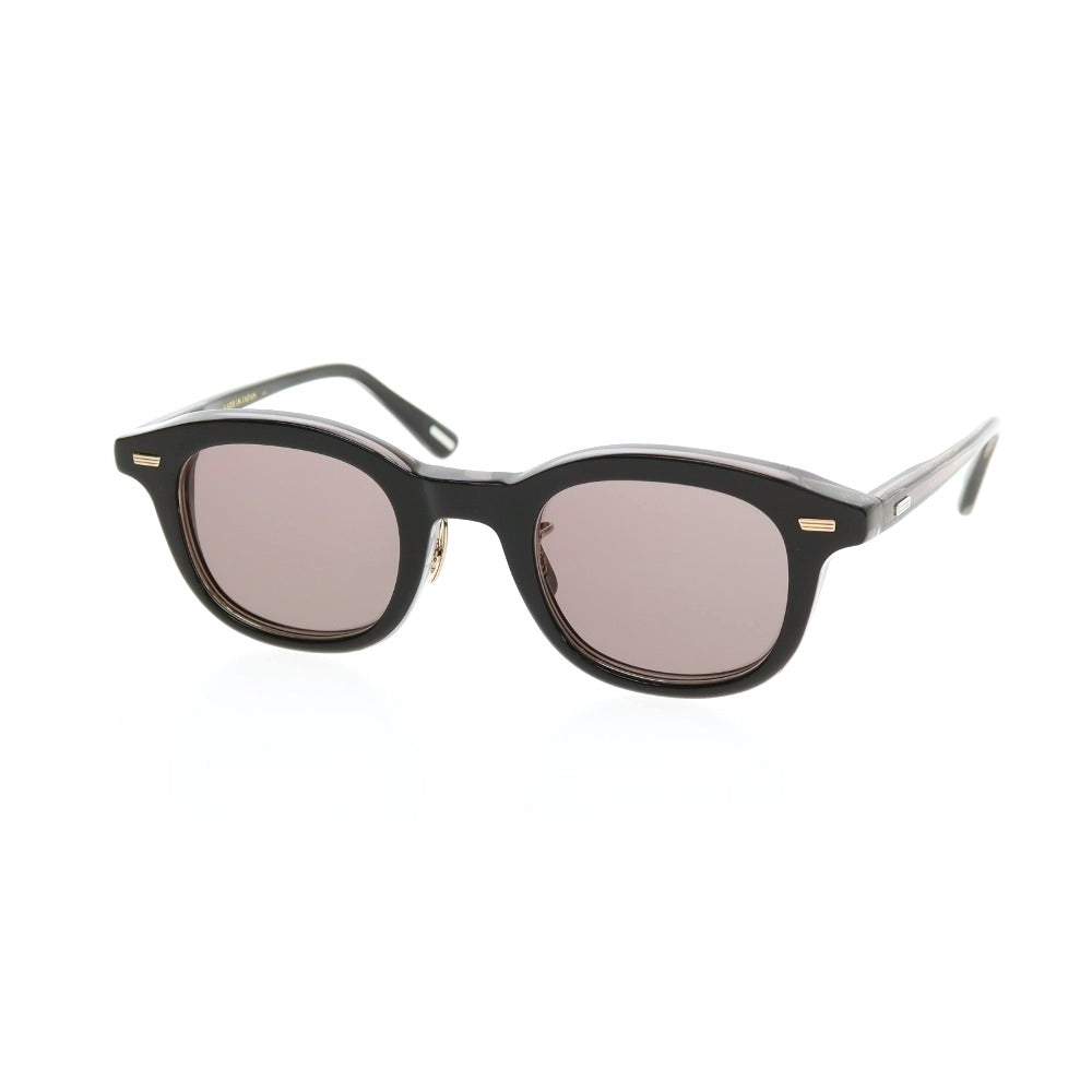 【中古】ユウイチ トヤマ YUICHI TOYAMA :5 BASTILLE セルフレーム ウエリントン サングラス ブラック【サイズ46□25 148】【 状態ランクA 】【 メンズ 】