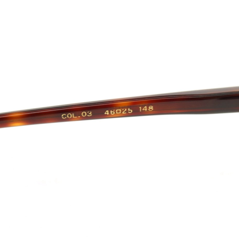 【中古】ユウイチ トヤマ YUICHI TOYAMA :5 BASTILLE セルフレーム ウエリントン サングラス ブラウンxブルー系【サイズ46□25 148】【 状態ランクA 】【 メンズ 】