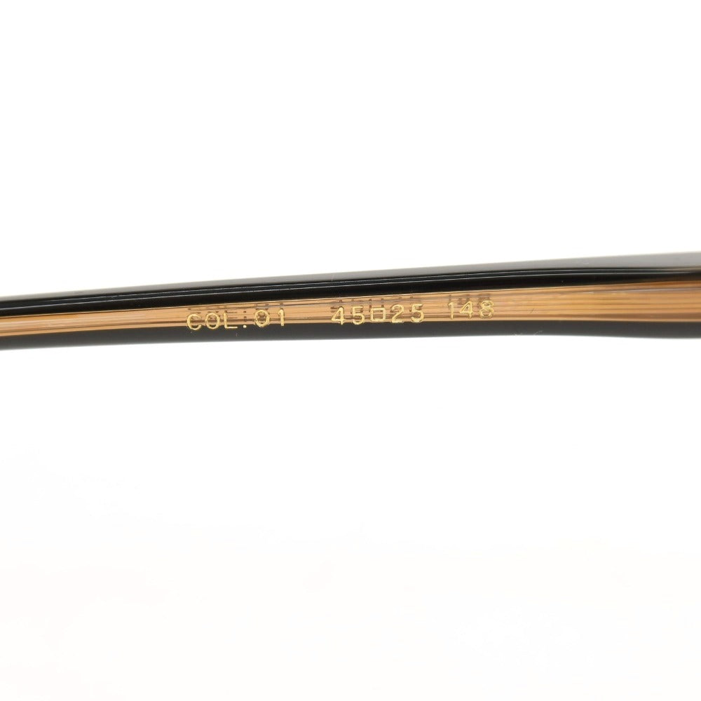 【中古】ユウイチ トヤマ YUICHI TOYAMA :5 POISSY セルフレーム ボストン サングラス ブラック【サイズ45□25 148】【 状態ランクA 】【 メンズ 】