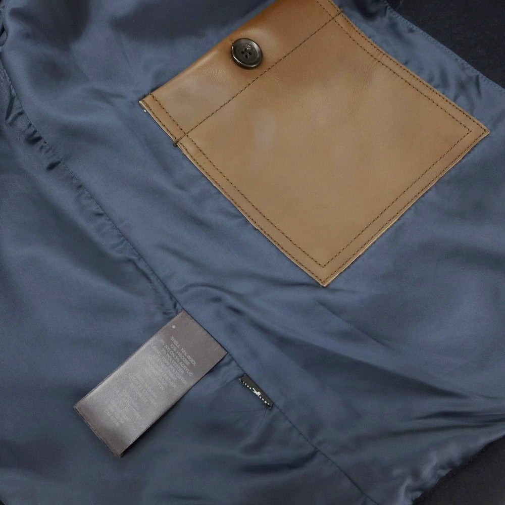 【中古】コーチ COACH ウールレーヨンナイロンアクリルポリエステル ダッフルコート ダークネイビー【 XS 】【 状態ランクB 】【 メンズ 】