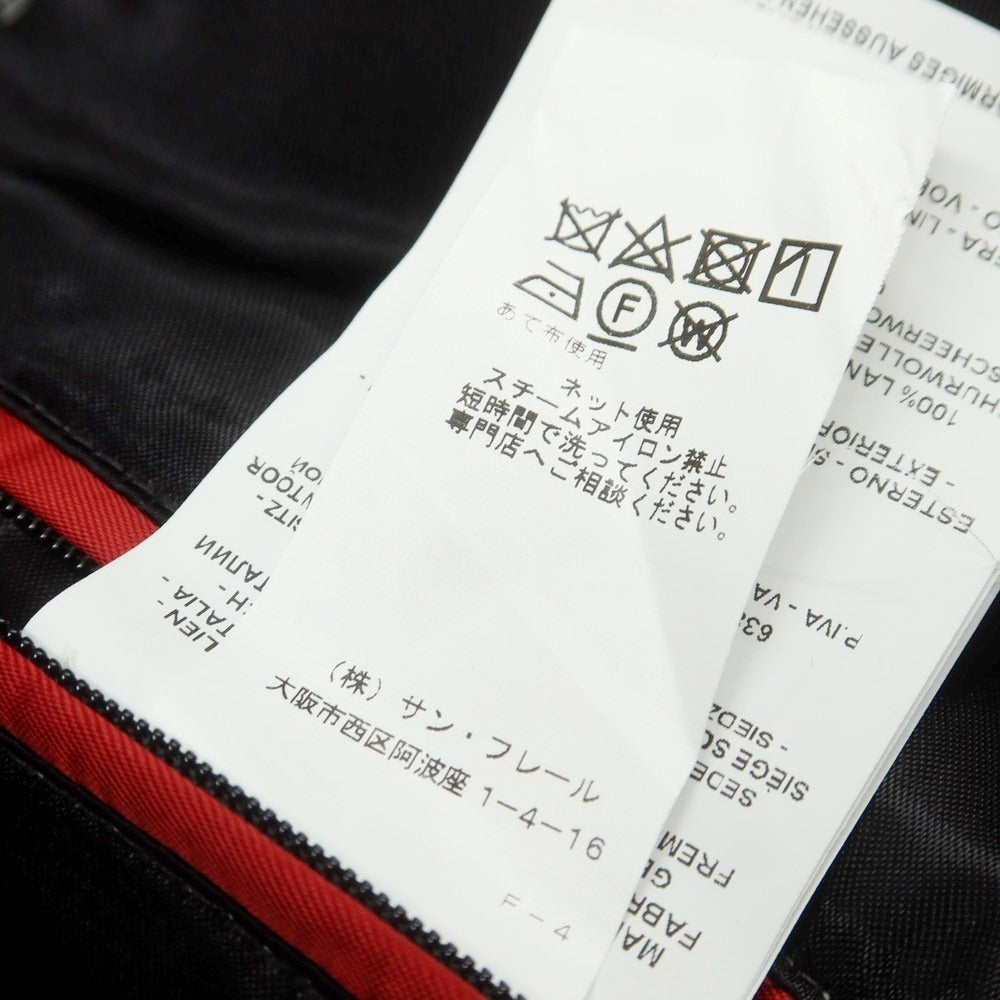 【中古】フェイ FAY ウール グレンチェック 中綿入りライナーベスト付き チェスターフィールドコート ブラックxホワイト【 XS 】【 状態ランクB 】【 メンズ 】