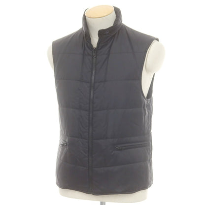 【中古】フェイ FAY ウール グレンチェック 中綿入りライナーベスト付き チェスターフィールドコート ブラックxホワイト【 XS 】【 状態ランクB 】【 メンズ 】