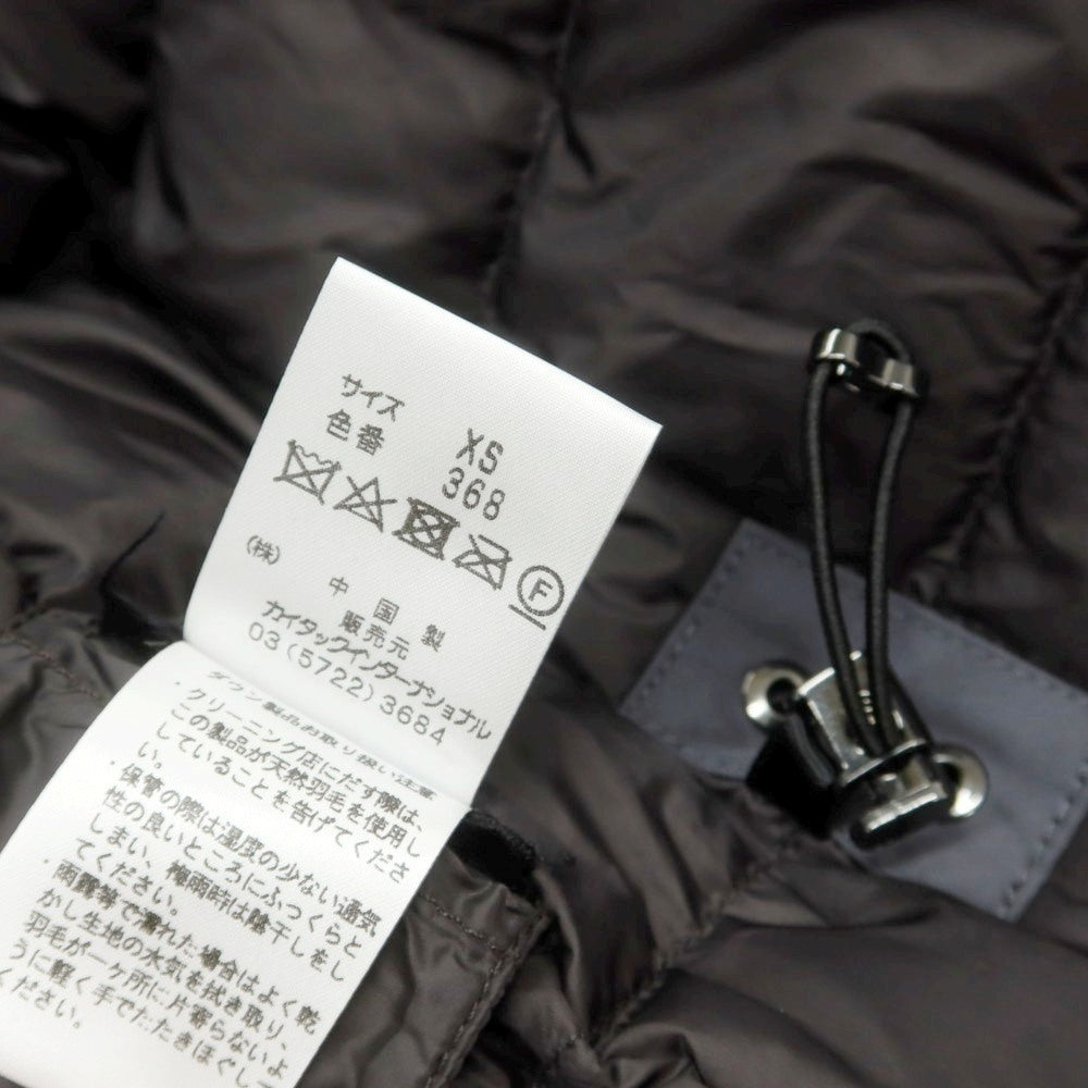 【中古】ピューテリー PEUTEREY ポリエステルコットン フーデッド ダウンコート グレー系【サイズXS】【 状態ランクC 】【 メンズ 】 [DPD]