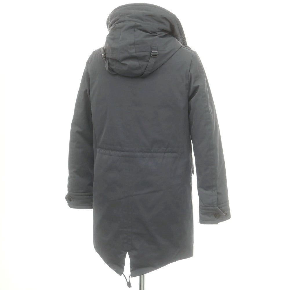 【中古】ピューテリー PEUTEREY ポリエステルコットン フーデッド ダウンコート グレー系【サイズXS】【 状態ランクC 】【 メンズ 】 [DPD]