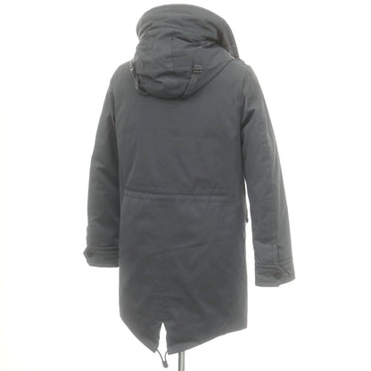 【中古】ピューテリー PEUTEREY ポリエステルコットン フーデッド ダウンコート グレー系【 XS 】【 状態ランクC 】【 メンズ 】