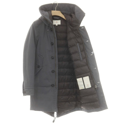 【中古】ピューテリー PEUTEREY ポリエステルコットン フーデッド ダウンコート グレー系【 XS 】【 状態ランクC 】【 メンズ 】