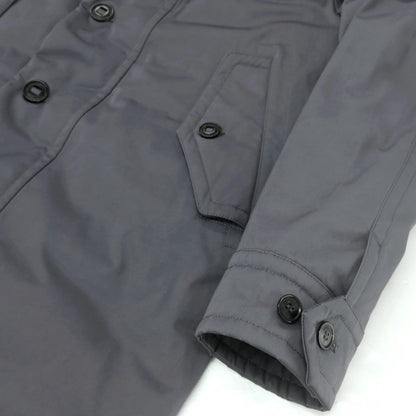 【中古】ピューテリー PEUTEREY ポリエステルコットン フーデッド ダウンコート グレー系【 XS 】【 状態ランクC 】【 メンズ 】