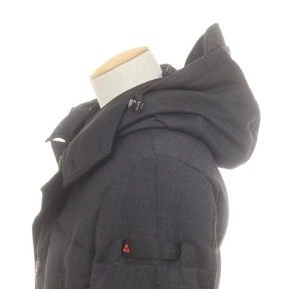 【中古】ピューテリー PEUTEREY ハリケーン フーデッド ダウンコート ブラック【 XS 】【 状態ランクC 】【 メンズ 】