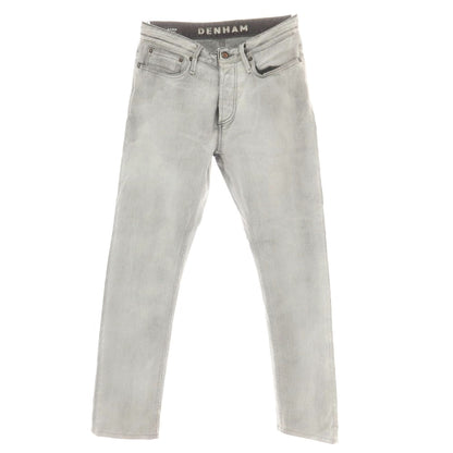 【中古】デンハム DENHAM ストレッチ コットン 5ポケットパンツ グレー【サイズ46】【 状態ランクB 】【 メンズ 】 [CPD]