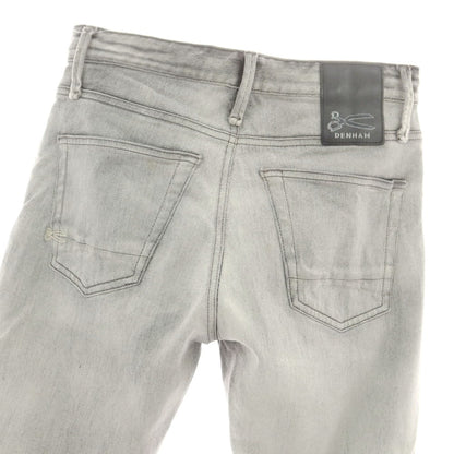 【中古】デンハム DENHAM ストレッチ コットン 5ポケットパンツ グレー【サイズ46】【 状態ランクB 】【 メンズ 】 [CPD]