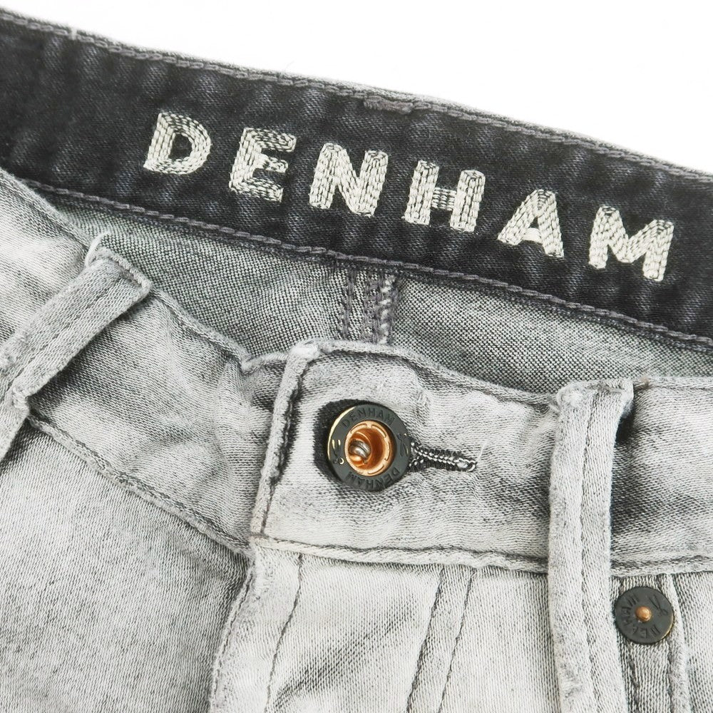【中古】デンハム DENHAM ストレッチ コットン 5ポケットパンツ グレー【 46 】【 状態ランクB 】【 メンズ 】