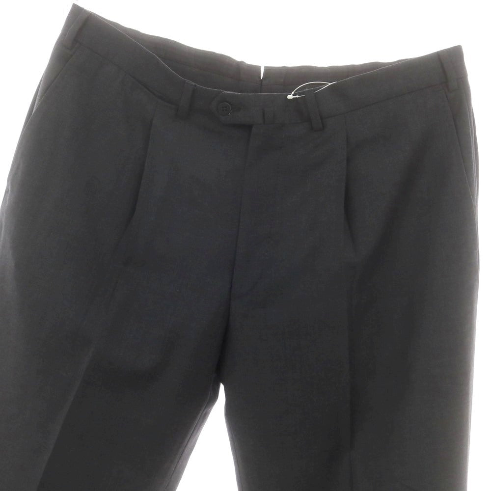【中古】エルメネジルドゼニア Ermenegildo Zegna ウール ドレススラックスパンツ チャコール【 54 】【 状態ランクC 】【 メンズ 】