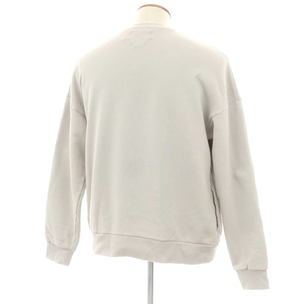 【中古】パイン PINE コットン クルーネック スウェット グレージュ系【 Ｍ 】【 状態ランクB 】【 メンズ 】