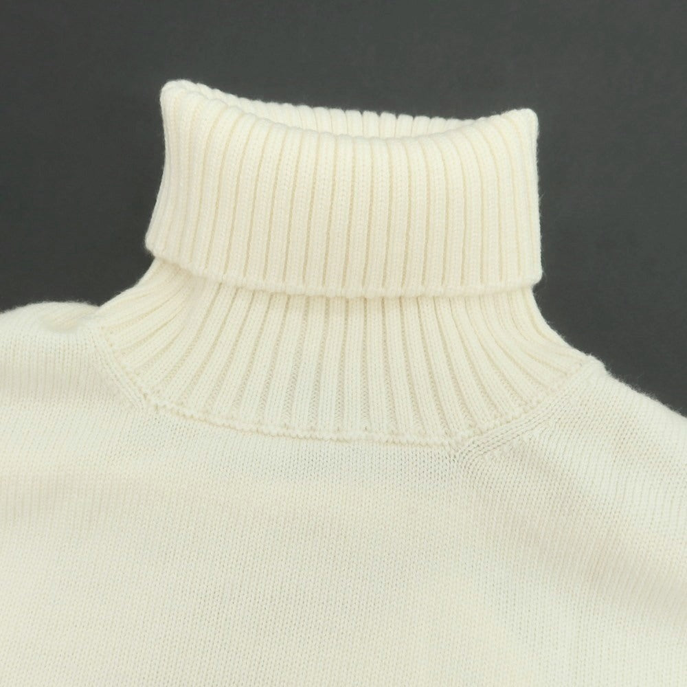 【中古】ドルモア DRUMOHR ウール タートルネック プルオーバーニット アイボリー【 46 】【 状態ランクA 】【 メンズ 】