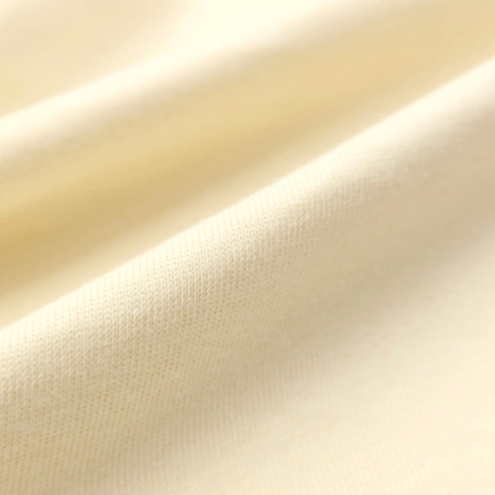 【SALE30%OFF/返品不可】【中古】【未使用】サンドロ sandro コットン フラワーデザイン クルーネック 半袖Ｔシャツ ライトベージュ【 サイズXS 】【 状態ランクS 】【 メンズ 】