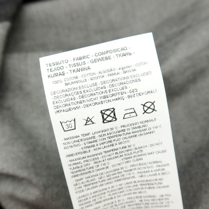 【中古】エンポリオ アルマーニ EMPORIO ARMANI コットン オーバーフィット 半袖シャツ ブラックxネオングリーン【サイズS】【 状態ランクB 】【 メンズ 】