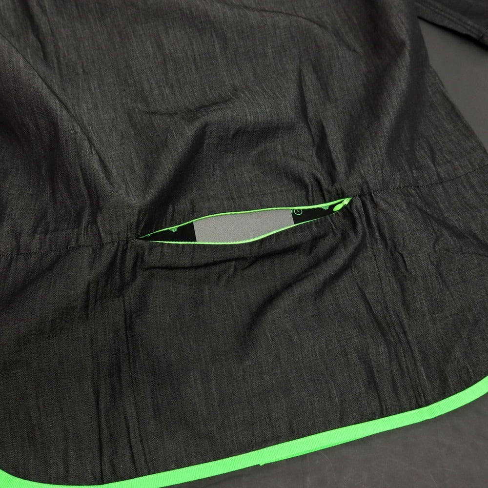 【中古】エンポリオ アルマーニ EMPORIO ARMANI コットン オーバーフィット 半袖シャツ ブラックxネオングリーン【サイズS】【 状態ランクB 】【 メンズ 】