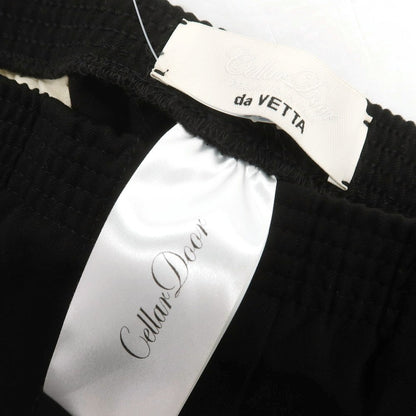 【中古】セラードアー CellarDoor ストレッチ ポリエステルレーヨン イージースラックスパンツ ブラック【 46 】【 状態ランクB 】【 メンズ 】