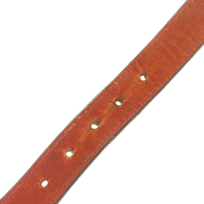 【中古】スマザーズ&amp;ブランソン Smathers&amp;Branson レザー×キャンバス ベルト ネイビーxブラウン【 32 】【 状態ランクC 】【 メンズ 】