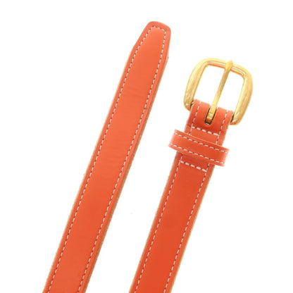 【中古】トリーレザー TORY LEATHER ブライドルレザー ベルト オレンジ【 32 】【 状態ランクC 】【 メンズ 】