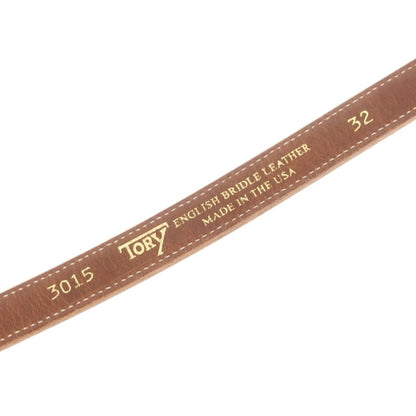 【中古】トリーレザー TORY LEATHER ブライドルレザー ベルト オレンジ【 32 】【 状態ランクC 】【 メンズ 】
