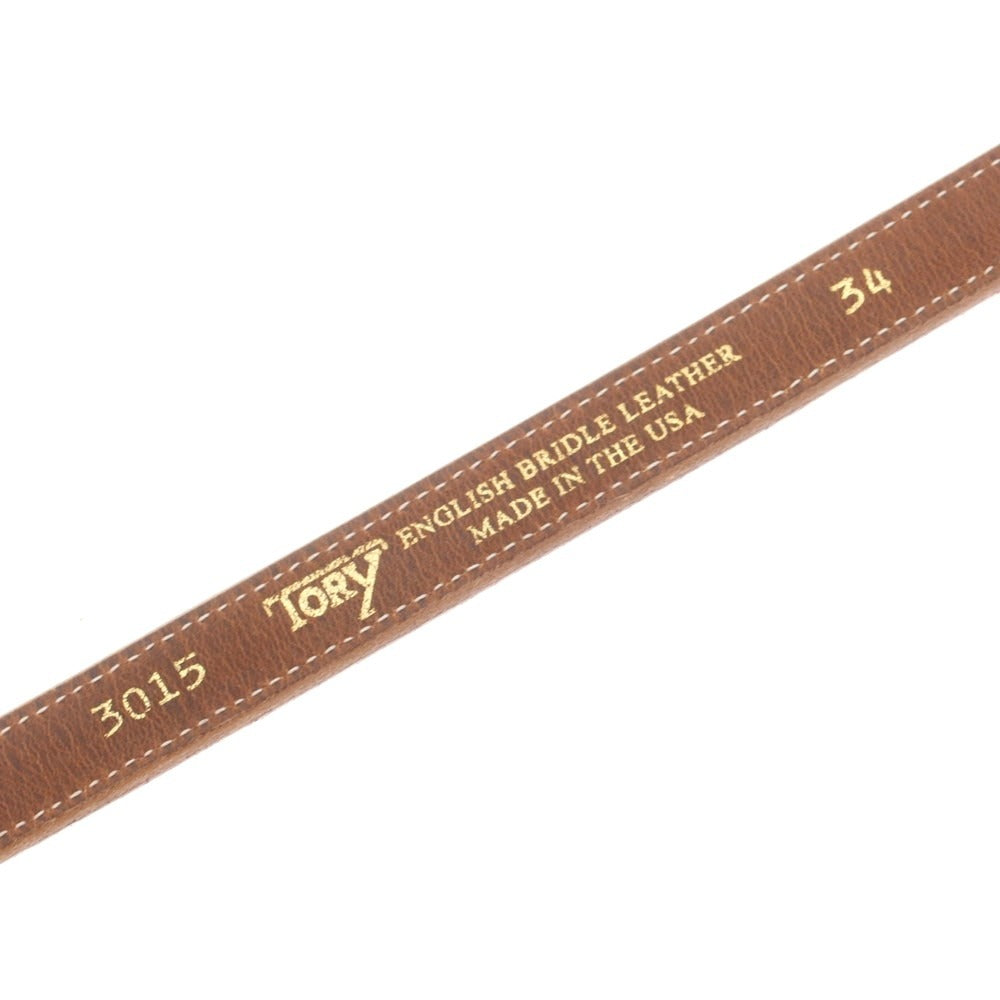 【中古】トリーレザー TORY LEATHER ブライドルレザー ベルト パープル【 サイズ34 】【 状態ランクC 】【 メンズ 】 [APD]