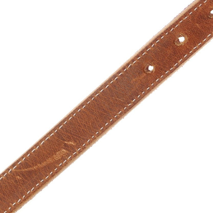 【中古】トリーレザー TORY LEATHER ブライドルレザー ベルト パープル【 34 】【 状態ランクC 】【 メンズ 】