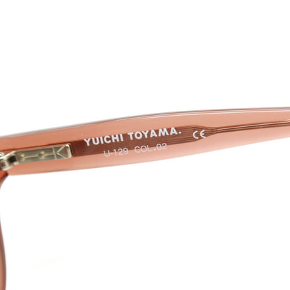 【中古】ユウイチ トヤマ YUICHI TOYAMA U-129 DFW セルフレーム サングラス クリアブラウン【サイズ46□23 148】【 状態ランクA 】【 メンズ 】