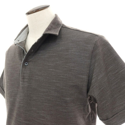 【中古】ア デイ イン ザ ライフ ユナイテッドアローズ a day in the life united arrows コットンポリエステルポリウレタン 半袖ポロシャツ グレーブラウン【サイズXL】【 状態ランクB 】【 メンズ 】